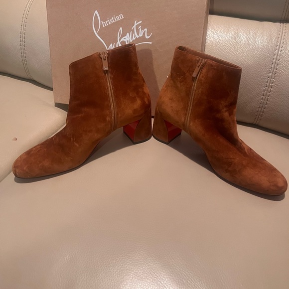 Christian Louboutin Ankle Boots - Turela 55 Veau Velour - Picture 5 of 5